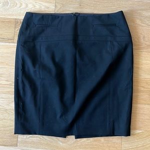 Express black pencil mini skirt